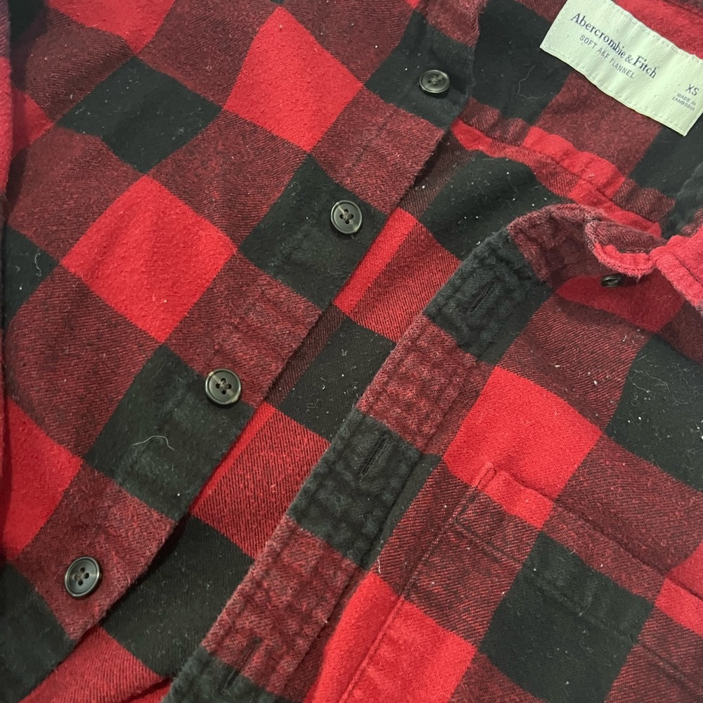 A&F flannel button up. - Picture 4 of 4